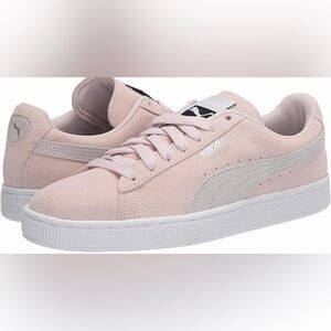 PUMA Suede Classic Fashion Sneakers Women’s Size 10 Peach-skin Pink White